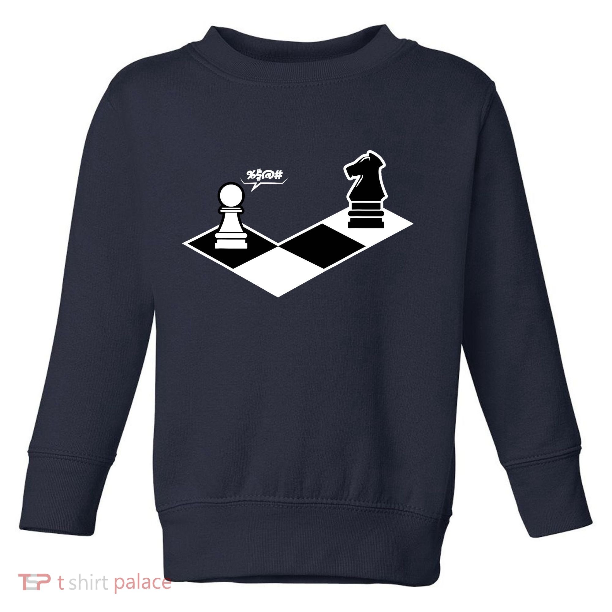 Funny Retro Chess Gift Chess-Player Toddler Sweatshirt