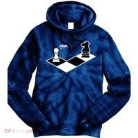 Funny Retro Chess Gift Chess-Player Tie Dye Hoodie thumb 0