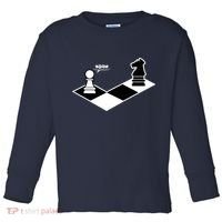 Funny Retro Chess Gift Chess-Player Toddler Long Sleeve Shirt thumb 0