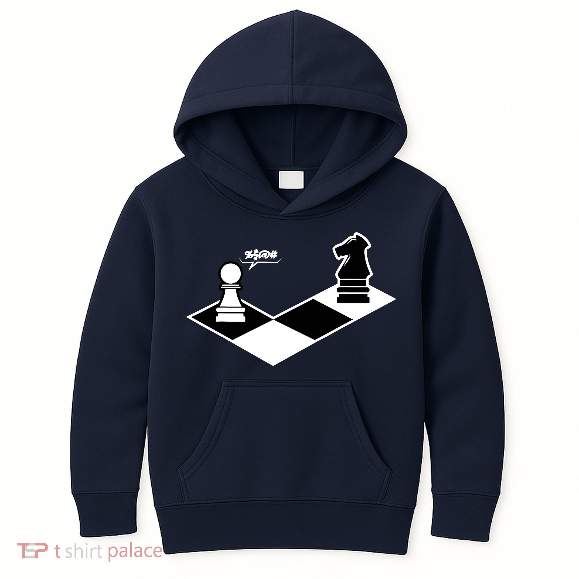 Funny Retro Chess Gift Chess-Player Kids Hoodie