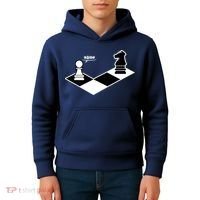 Funny Retro Chess Gift Chess-Player Kids Hoodie thumb 4