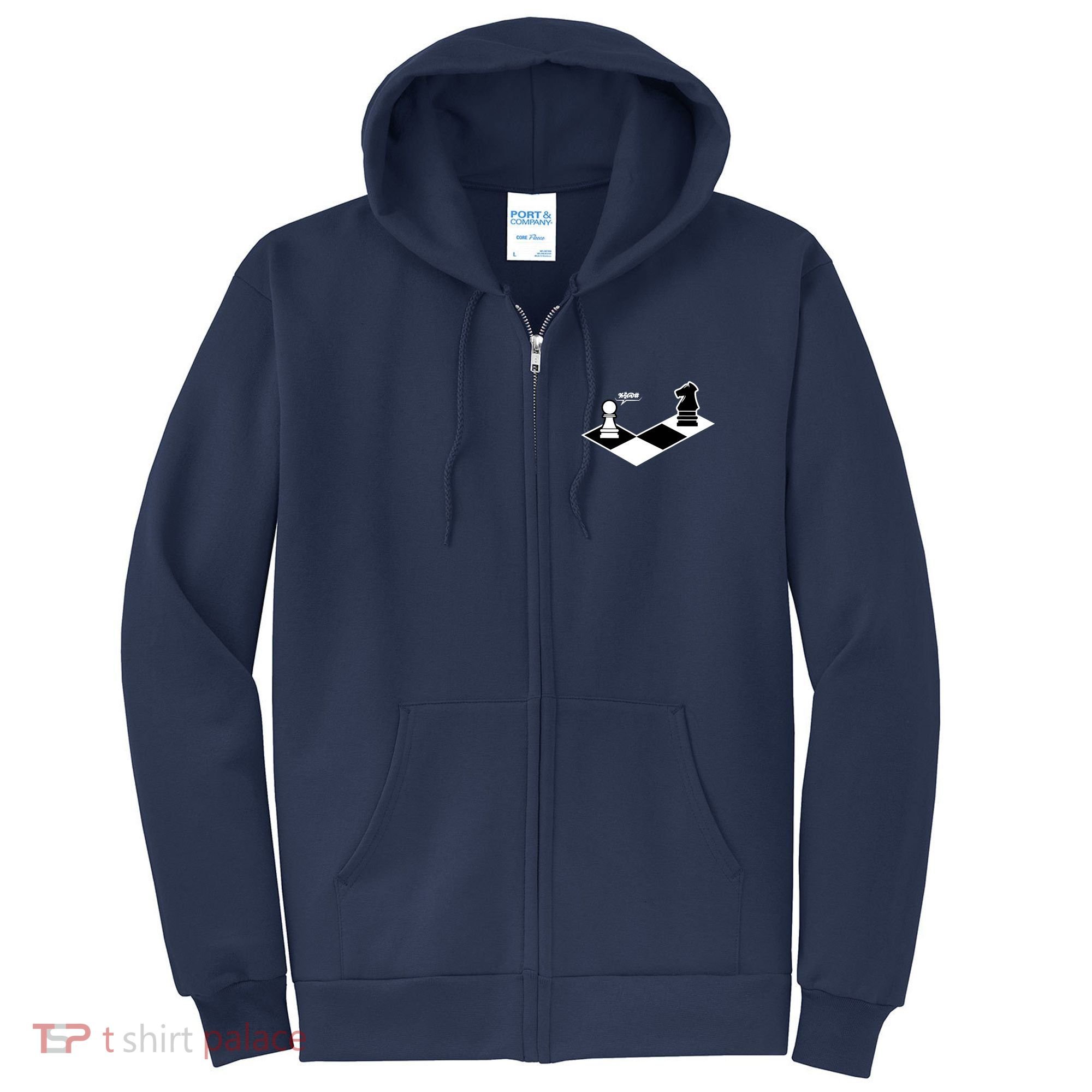 Funny Retro Chess Gift Chess-Player Full Zip Hoodie