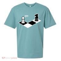 Funny Retro Chess Gift Chess-Player Sueded Cloud Jersey T-Shirt thumb 0