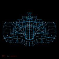 Formula Racing Car Drawing Racing Fan Mechanic Engineer T-Shirt thumb 7