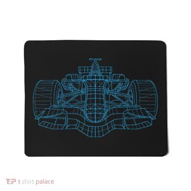 Formula Racing Car Drawing Racing Fan Mechanic Engineer Mousepad