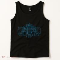 Formula Racing Car Drawing Racing Fan Mechanic Engineer Tank Top thumb 2