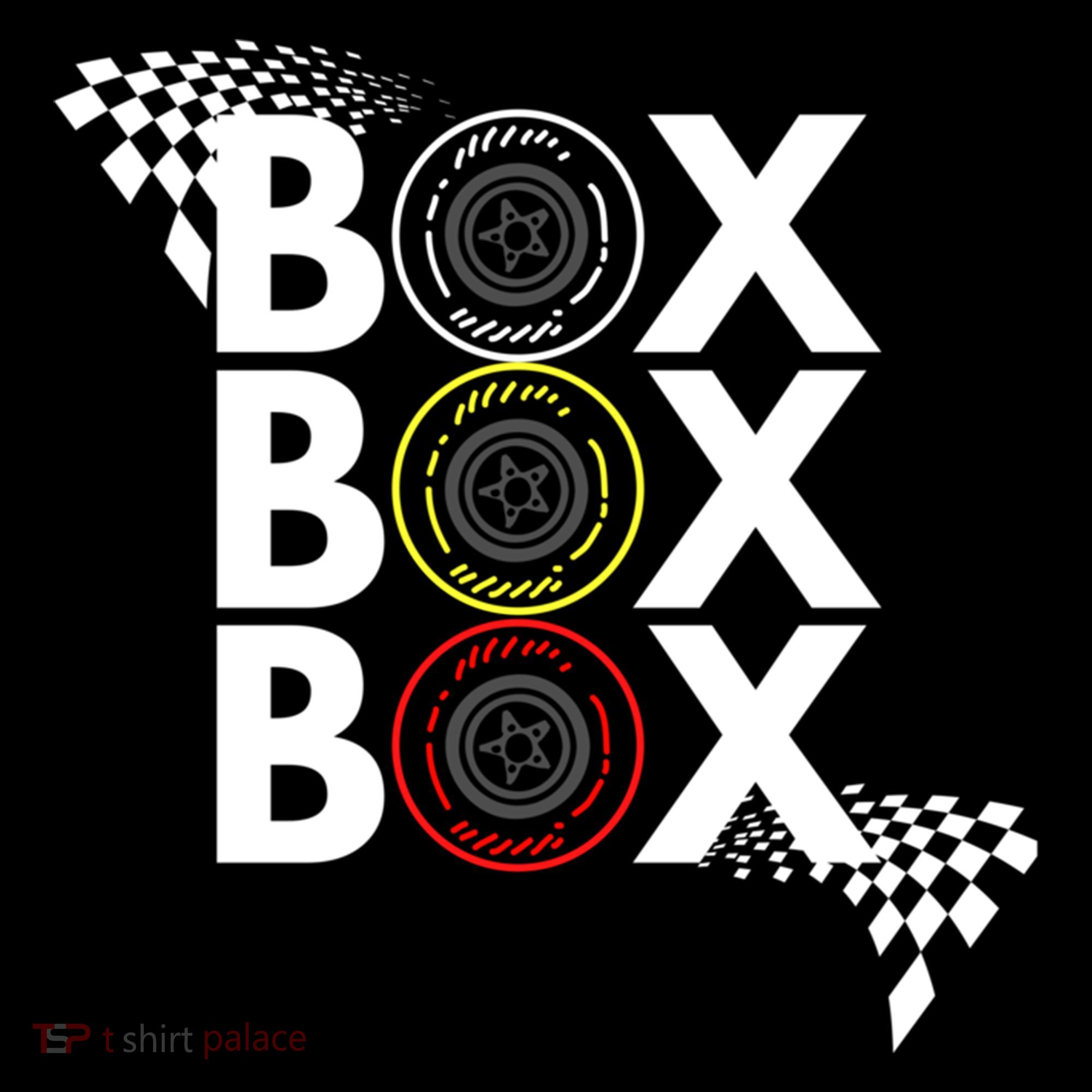 Formula Racing Car Box Box Box Radio Call To Pitbox Car Race Gift Coffee Mug