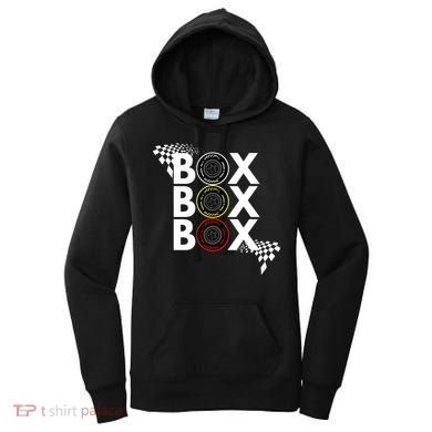 Formula Racing Car Box Box Box Radio Call To Pitbox Car Race Gift Women's Hoodie