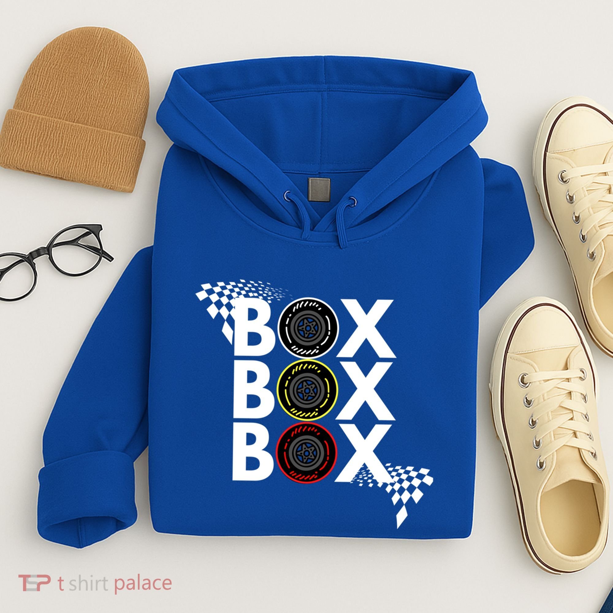 Formula Racing Car Box Box Box Radio Call To Pitbox Car Race Gift Hoodie