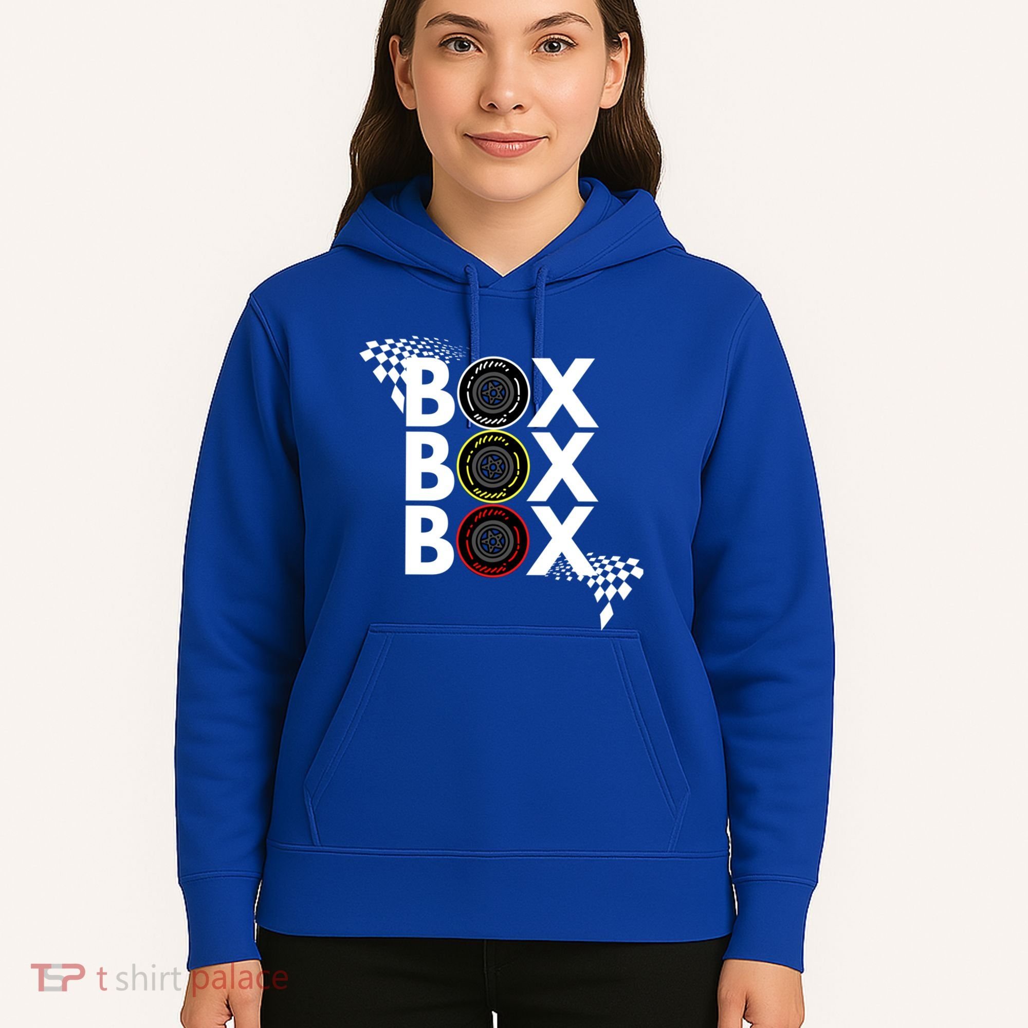 Formula Racing Car Box Box Box Radio Call To Pitbox Car Race Gift Hoodie
