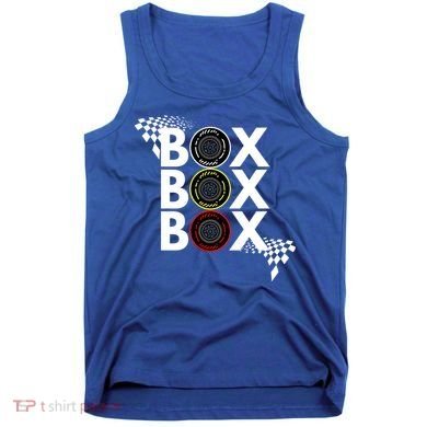 Formula Racing Car Box Box Box Radio Call To Pitbox Car Race Gift Tank Top