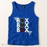 Formula Racing Car Box Box Box Radio Call To Pitbox Car Race Gift Tank Top thumb 2