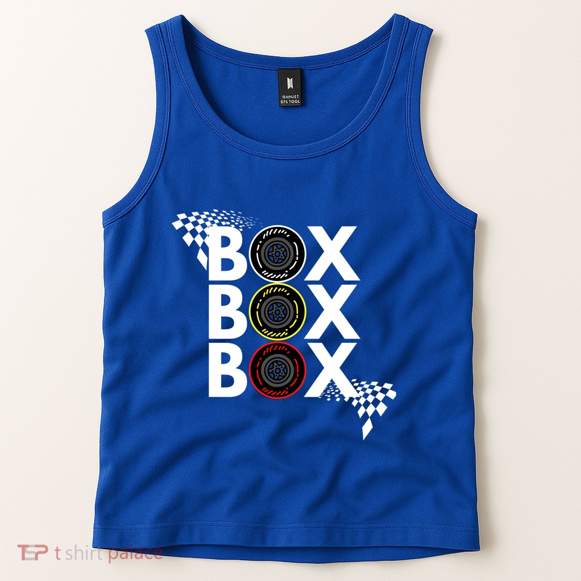 Formula Racing Car Box Box Box Radio Call To Pitbox Car Race Gift Tank Top