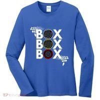 Formula Racing Car Box Box Box Radio Call To Pitbox Car Race Gift Women's Long Sleeve Shirt thumb 0