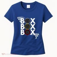 Formula Racing Car Box Box Box Radio Call To Pitbox Car Race Gift Women's T-Shirt thumb 0