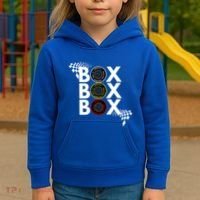 Formula Racing Car Box Box Box Radio Call To Pitbox Car Race Gift Kids Hoodie thumb 3