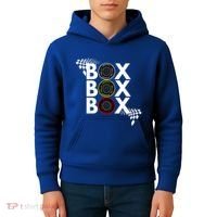 Formula Racing Car Box Box Box Radio Call To Pitbox Car Race Gift Kids Hoodie thumb 4