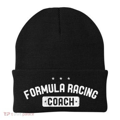 Formula Racing Coach Vintage Formula Racing Gift Beanie