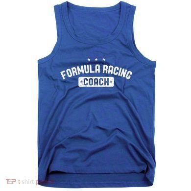 Formula Racing Coach Vintage Formula Racing Gift Tank Top