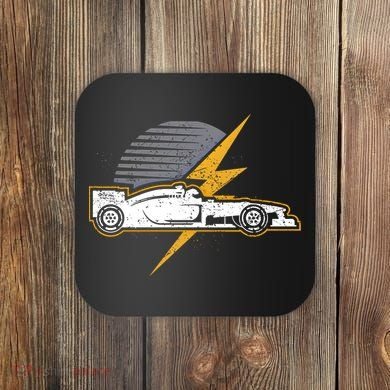 Formula Racing Car Lover Gift Design Idea Gift Coaster