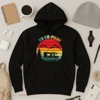Funny RV CoPilot Adventure Awaits RV Camping Hoodie thumb 3