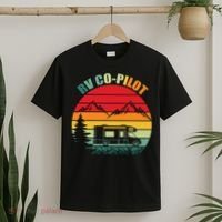 Funny RV CoPilot Adventure Awaits RV Camping T-Shirt thumb 2