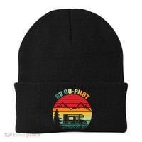 Funny RV CoPilot Adventure Awaits RV Camping Beanie thumb 0