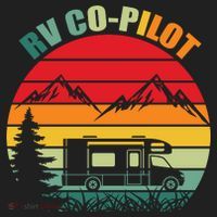 Funny RV CoPilot Adventure Awaits RV Camping Beanie thumb 2