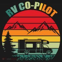 Funny RV CoPilot Adventure Awaits RV Camping Pajama Set thumb 2