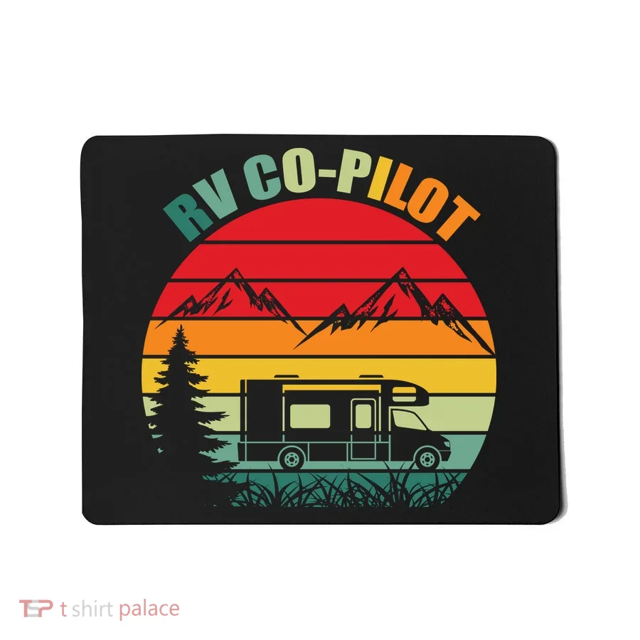 Funny RV CoPilot Adventure Awaits RV Camping Mousepad
