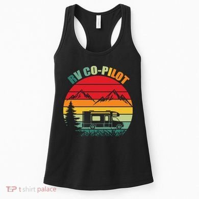 Funny RV CoPilot Adventure Awaits RV Camping Women's Tank Top