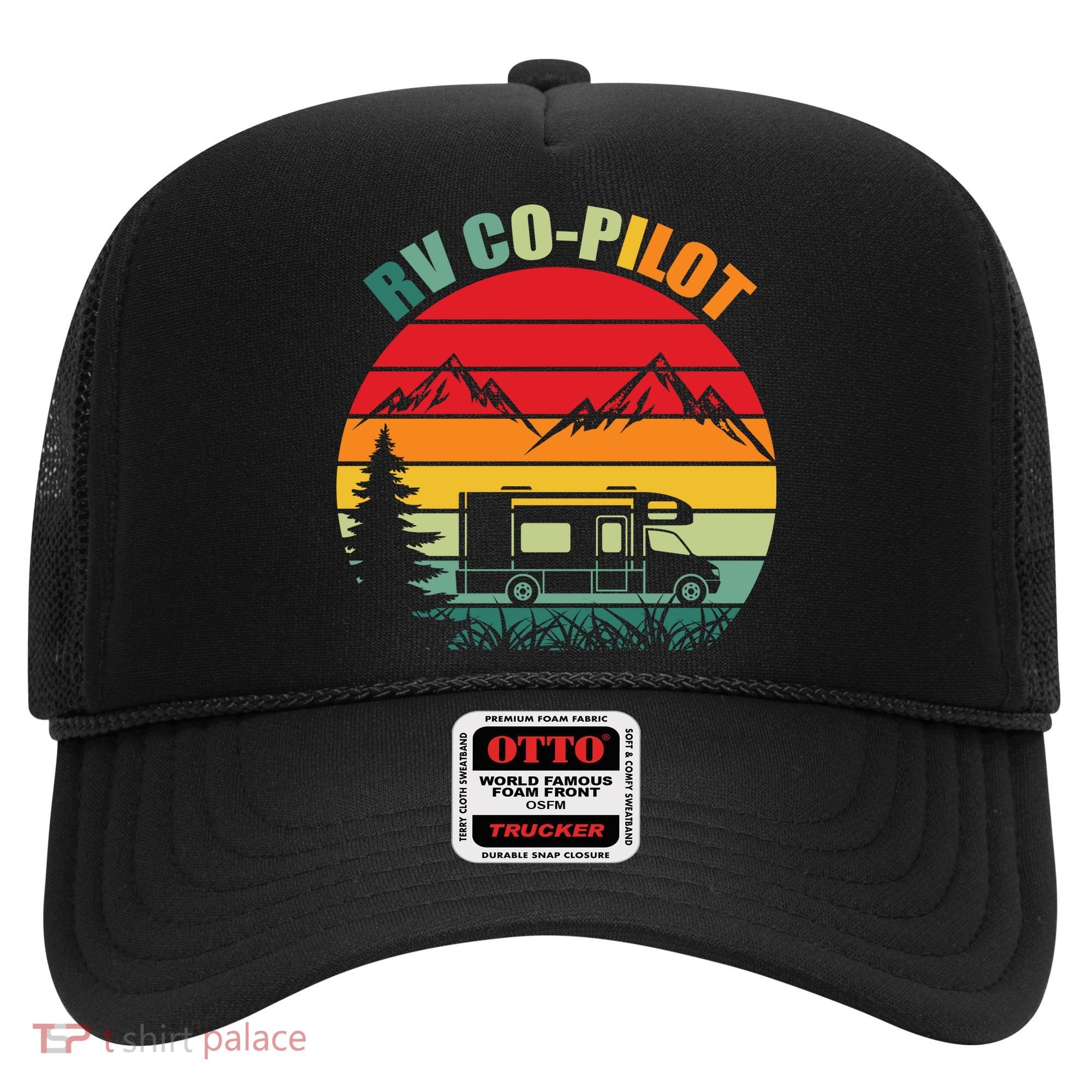 Funny RV CoPilot Adventure Awaits RV Camping Hat