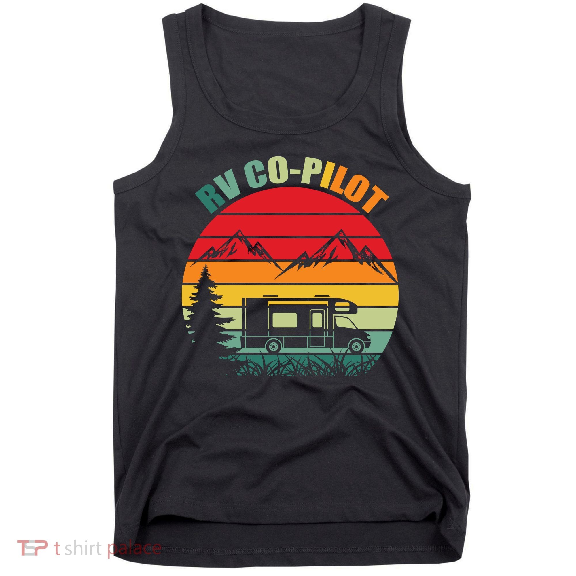 Funny RV CoPilot Adventure Awaits RV Camping Tank Top