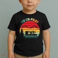 Funny RV CoPilot Adventure Awaits RV Camping Toddler T-Shirt thumb 2