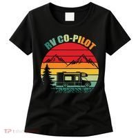 Funny RV CoPilot Adventure Awaits RV Camping Women's T-Shirt thumb 0