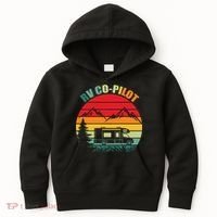 Funny RV CoPilot Adventure Awaits RV Camping Kids Hoodie thumb 0