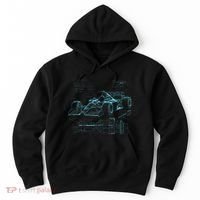 Formula Racing Car Silhouette Mechanic Car Guys Hoodie thumb 0