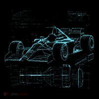 Formula Racing Car Silhouette Mechanic Car Guys Coffee Mug thumb 5