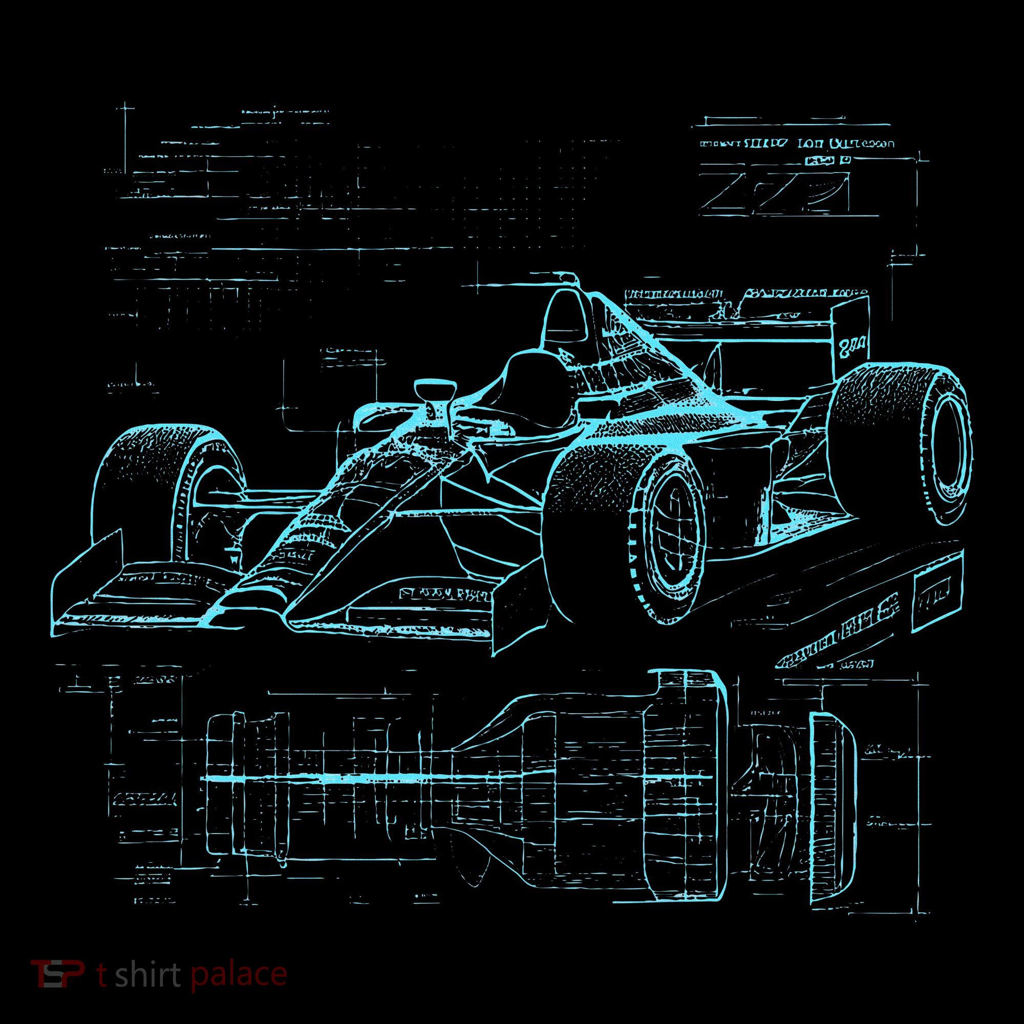 Formula Racing Car Silhouette Mechanic Car Guys Coffee Mug