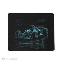 Formula Racing Car Silhouette Mechanic Car Guys Mousepad thumb 0