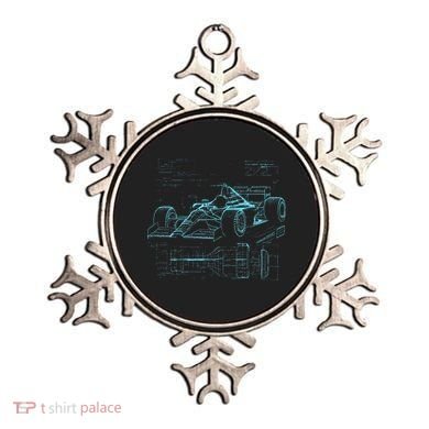 Formula Racing Car Silhouette Mechanic Car Guys Ornament