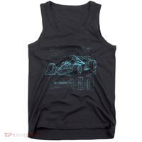 Formula Racing Car Silhouette Mechanic Car Guys Tank Top thumb 0