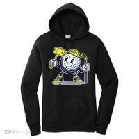 Funny Retro Cartoon Golf Ball Taking Selfie Women's Hoodie thumb 0