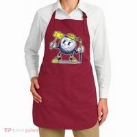 Funny Retro Cartoon Golf Ball Taking Selfie Apron thumb 2
