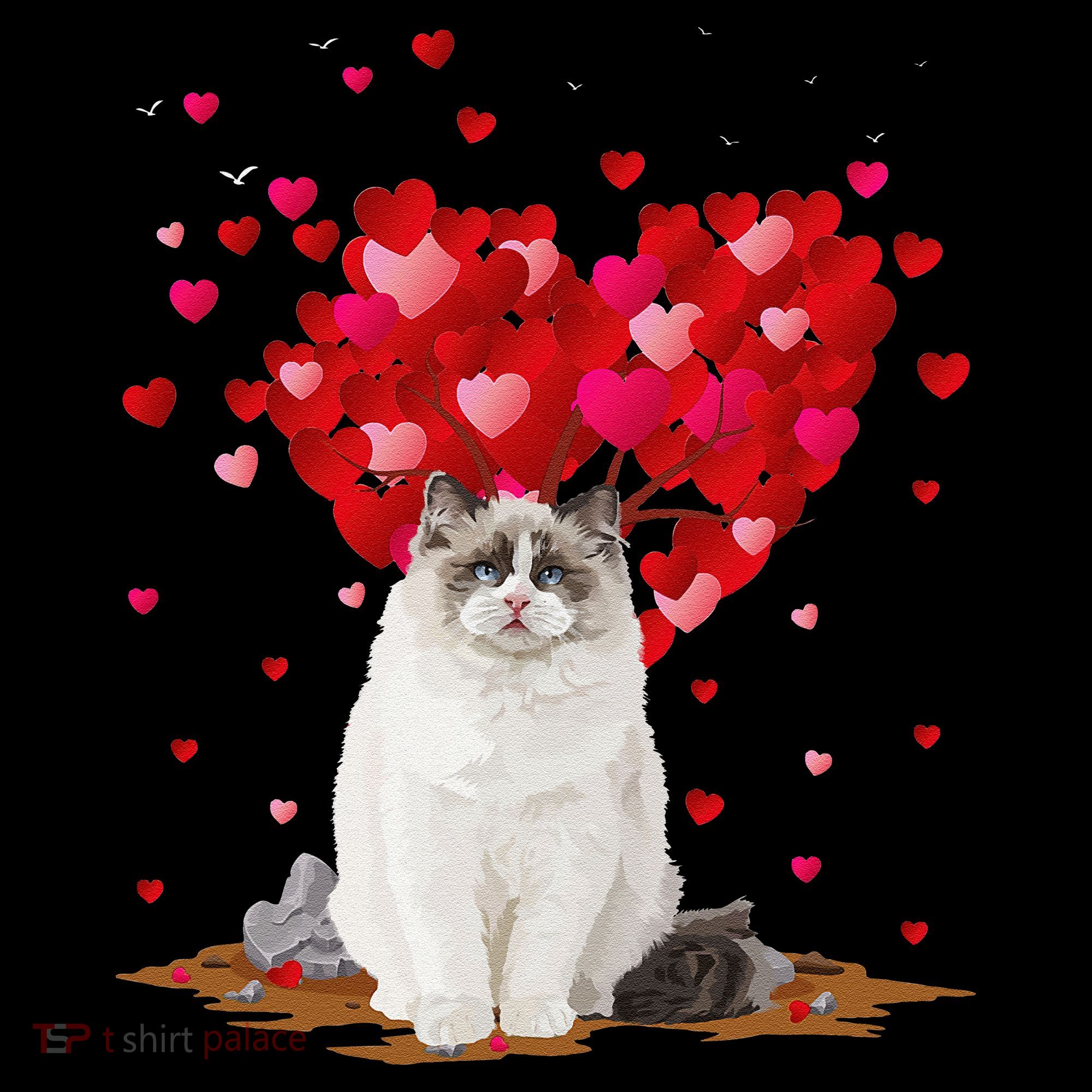 Funny Ragdoll Cat Animal Lover Ragdoll Cat Valentine's Day Coffee Mug
