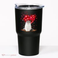 Funny Ragdoll Cat Animal Lover Ragdoll Cat Valentine's Day Tumbler thumb 0