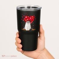 Funny Ragdoll Cat Animal Lover Ragdoll Cat Valentine's Day Tumbler thumb 2