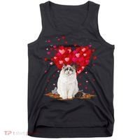 Funny Ragdoll Cat Animal Lover Ragdoll Cat Valentine's Day Tank Top thumb 0