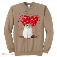 Funny Ragdoll Cat Animal Lover Ragdoll Cat Valentine's Day Sweatshirt thumb 0