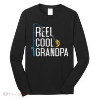 Fishing Reel Cool Grandpa Father’s Day Gift For Fisherman Pullover Hoodie Long Sleeve Shirt thumb 0